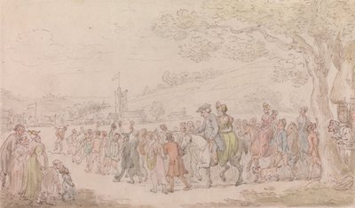 Der Pfarrer von Wakefield - Die Begrüßung von Thomas Rowlandson